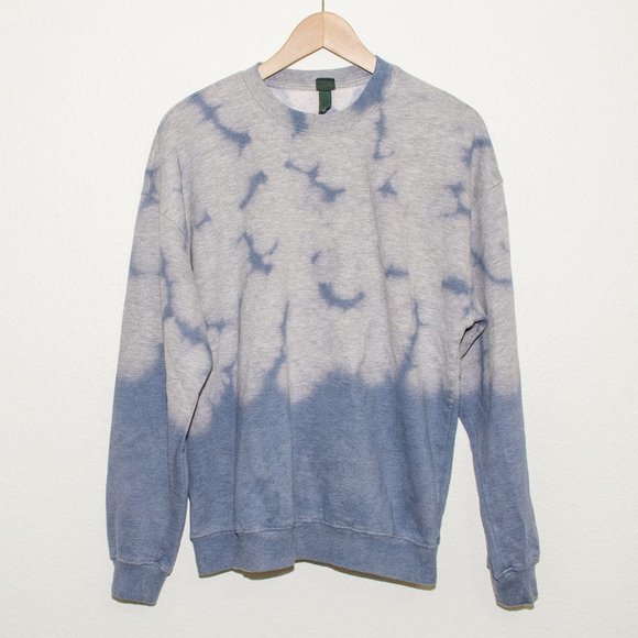 Wild Fable Blue Gray Tie Dye Sweatshirt - Picture 1 of 5